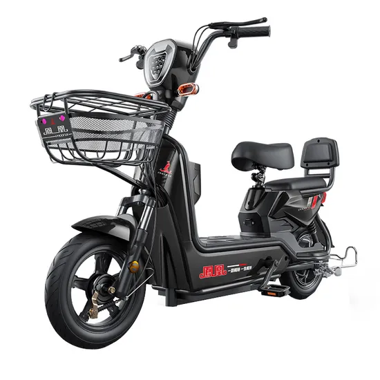 350W 500W 48V 6 bis 32ah City Commuter Elektrofahrrad Erwachsene 2 Sitzer Elektrofahrrad 14 Zoll Elektrofahrräder